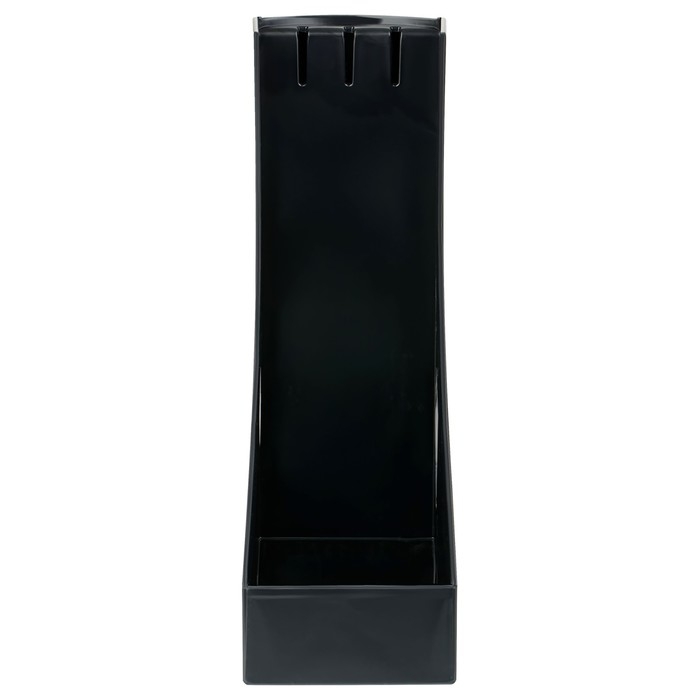 Лоток для бумаг вертикальный Стамм "Стандарт", ширина 100 мм, чёрный