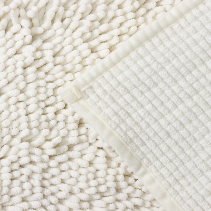 Коврик для дома LaDо́m, букли, плотность 1400 г, 50×80 см, цвет белый Коврик для дома LaDо́m, букли, плотность 1400 г, 50×80 см, цвет белый
