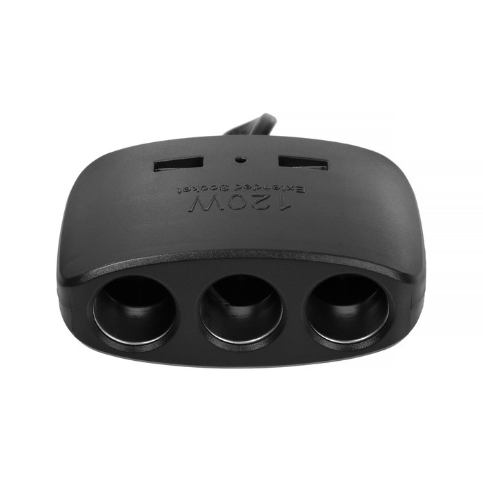 Разветвитель прикуривателя TORSO, 12-24 В, USB 1A, провод 50 см Разветвитель прикуривателя TORSO, 12-24 В, USB 1A, провод 50 см