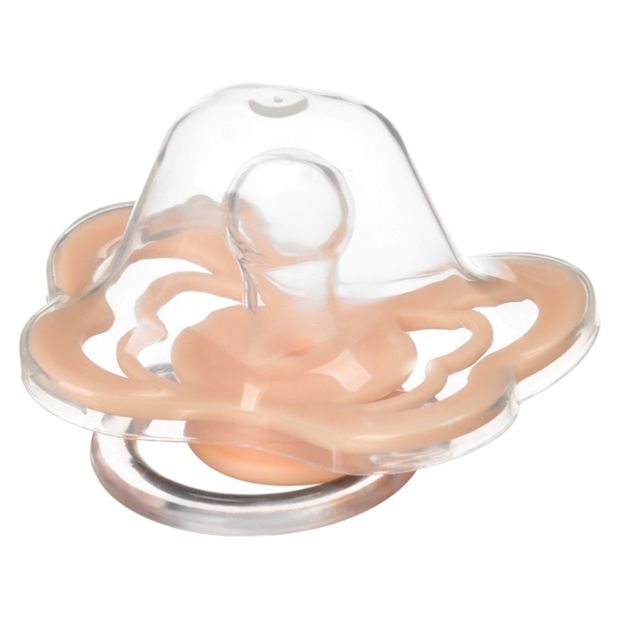 Соска - пустышка силиконовая классическая, от 0 мес., с колпачком, цвет розовый Соска - пустышка силиконовая классическая, от 0 мес., с колпачком, цвет розовый