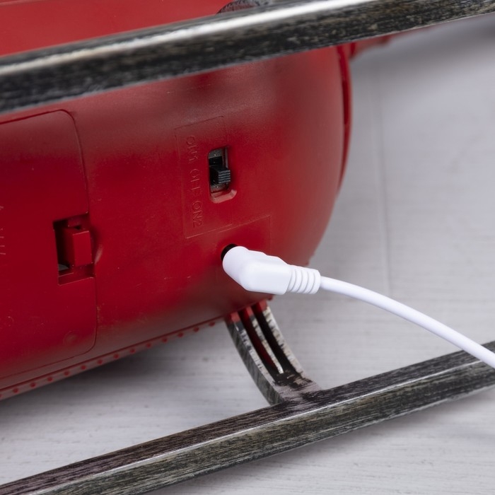 Светодиодная фигура «Вертолёт» 48 × 22 × 12 см, пластик, батарейки Cх3 (не в комплекте), USB, свечение тёплое белое Светодиодная фигура «Вертолёт» 48 × 22 × 12 см, пластик, батарейки Cх3 (не в комплекте), USB, свечение тёплое белое