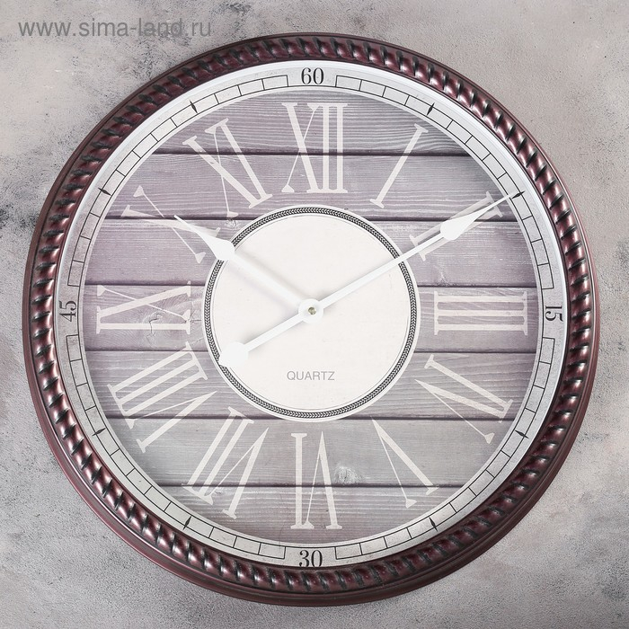 Часы настенные интерьерные большие Часы настенные интерьерные большие "Лейрия", d-50 см