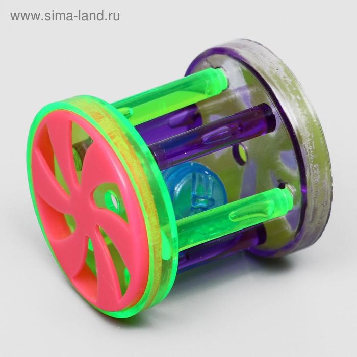 Игрушка для кошек с бубенчиком  Игрушка для кошек с бубенчиком "Арена", 4 см, микс цветов