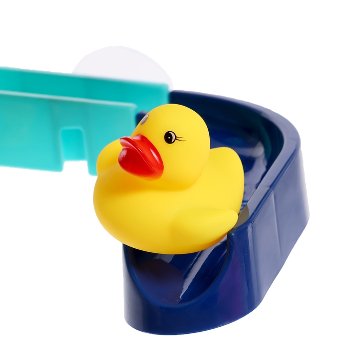 Трек для игры в ванной «Утиная горка», на присосках, крепится на стену Трек для игры в ванной «Утиная горка», на присосках, крепится на стену