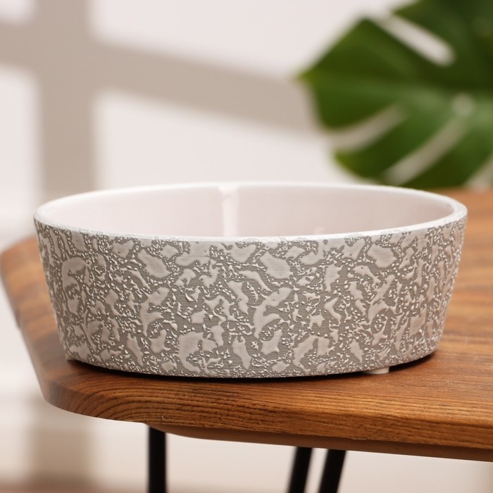 Кашпо Кашпо "Маджента" белый кактусница, 1 л