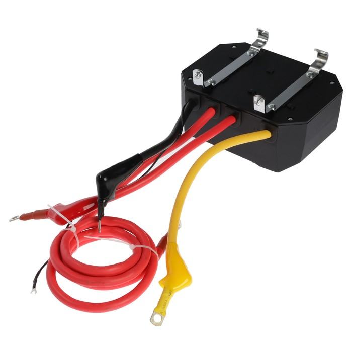 Лебедка электрическая ТУНДРА, 12/24V, 12000 lb (5.4 т), 6 л.с., до 7.8 м/мин, 9.5 мм х 24 м Лебедка электрическая ТУНДРА, 12/24V, 12000 lb (5.4 т), 6 л.с., до 7.8 м/мин, 9.5 мм х 24 м