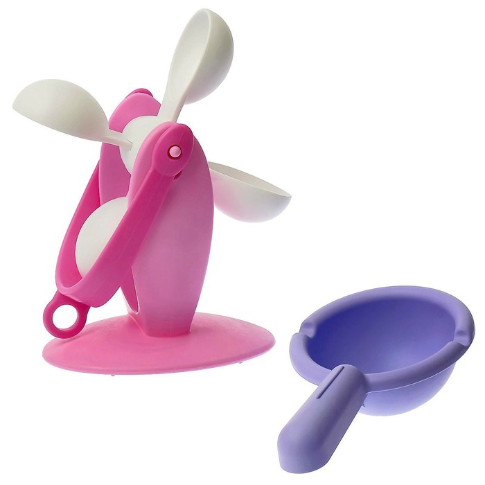 Набор для купания мягкий №6: водное колесо, ковш, МИКС Набор для купания мягкий №6: водное колесо, ковш, МИКС