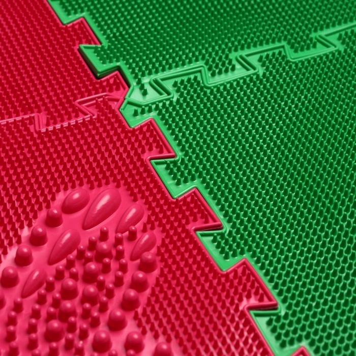 Модульный массажный коврик ОРТО ПАЗЛ «Начинайка», 8 модулей, 4 вида Модульный массажный коврик ОРТО ПАЗЛ «Начинайка», 8 модулей, 4 вида
