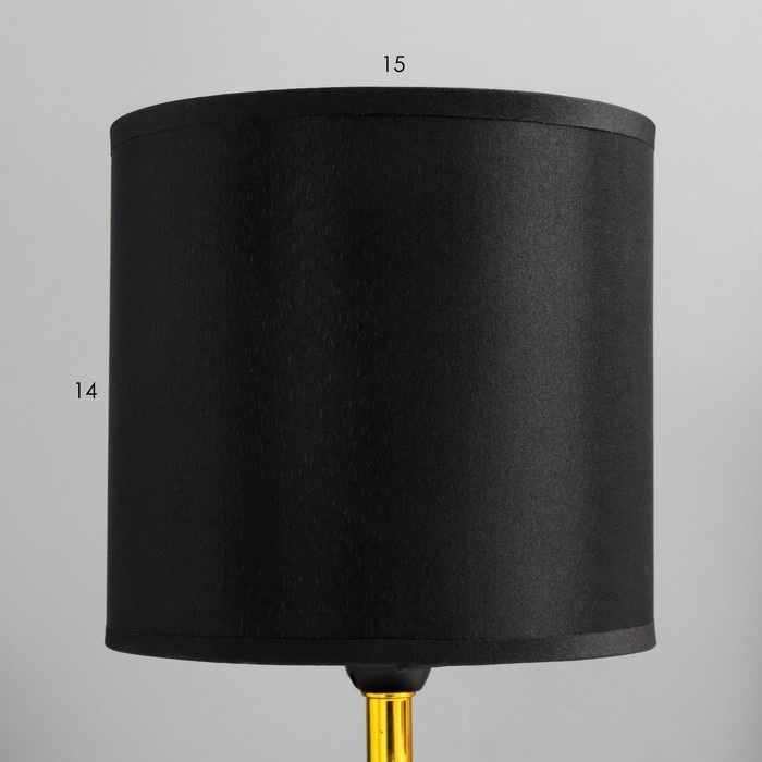 Настольная лампа Настольная лампа "Дуо арбор" E14 40Вт черный 15х15х28 см RISALUX