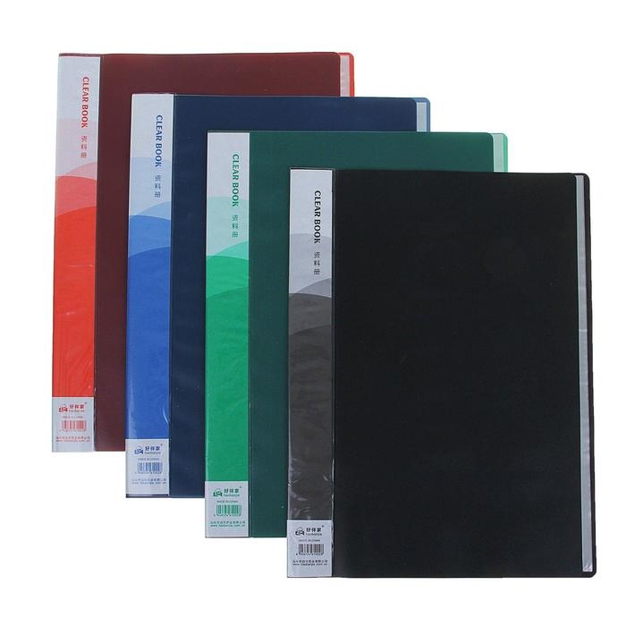 Папка А4, 20 файлов, 400 мкм, МИКС Папка А4, 20 файлов, 400 мкм, МИКС