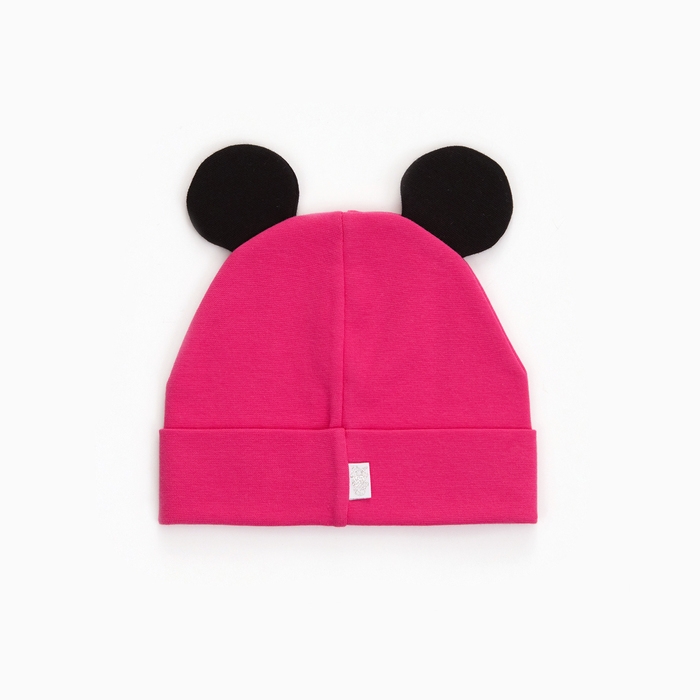 Шапка для девочки, цвет розовый, размер 48-50 Шапка для девочки, цвет розовый, размер 48-50