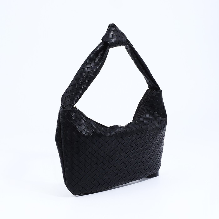 Сумка-багет на молнии, цвет чёрный Сумка-багет на молнии, цвет чёрный