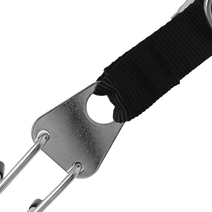 Ошейник строгий с металлическим фастексом и защитными колпачками, 63 см, толщина проволоки 4 Ошейник строгий с металлическим фастексом и защитными колпачками, 63 см, толщина проволоки 4