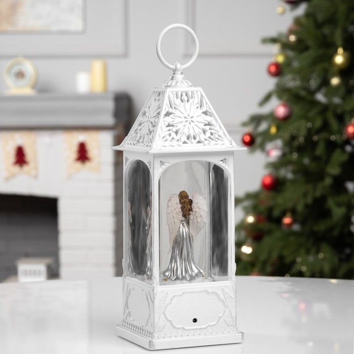 Фигура светодиодная «Рождественское волшебство», 28х10.4х10.4 см, музыка, батарейки ААх3 (не в комплекте), USB, свечение тёплое белое Фигура светодиодная «Рождественское волшебство», 28х10.4х10.4 см, музыка, батарейки ААх3 (не в комплекте), USB, свечение тёплое белое