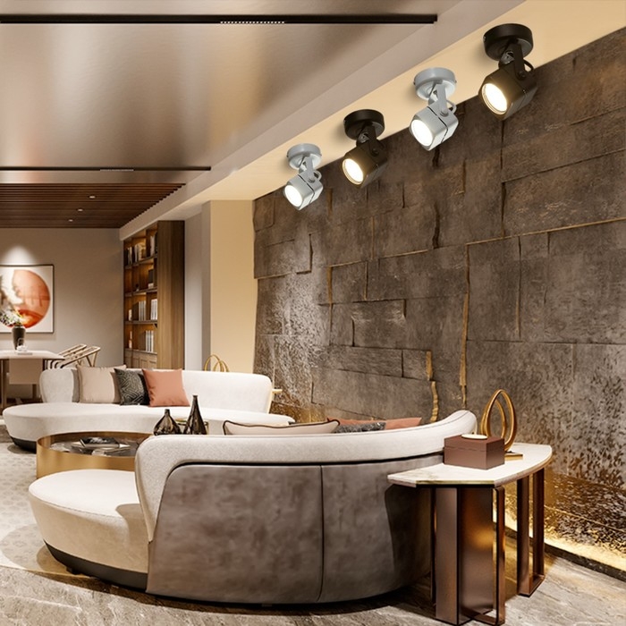 Спот Спот "Кубик" GU10 черный 8х8х14,5см