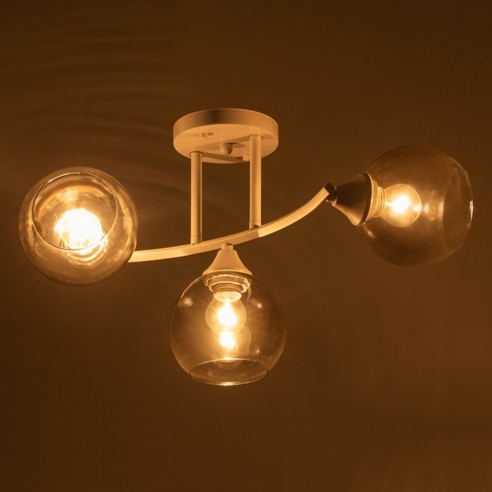 Люстра Люстра "Флоренция" 3х60Вт Е27 Белый 49х20х28см