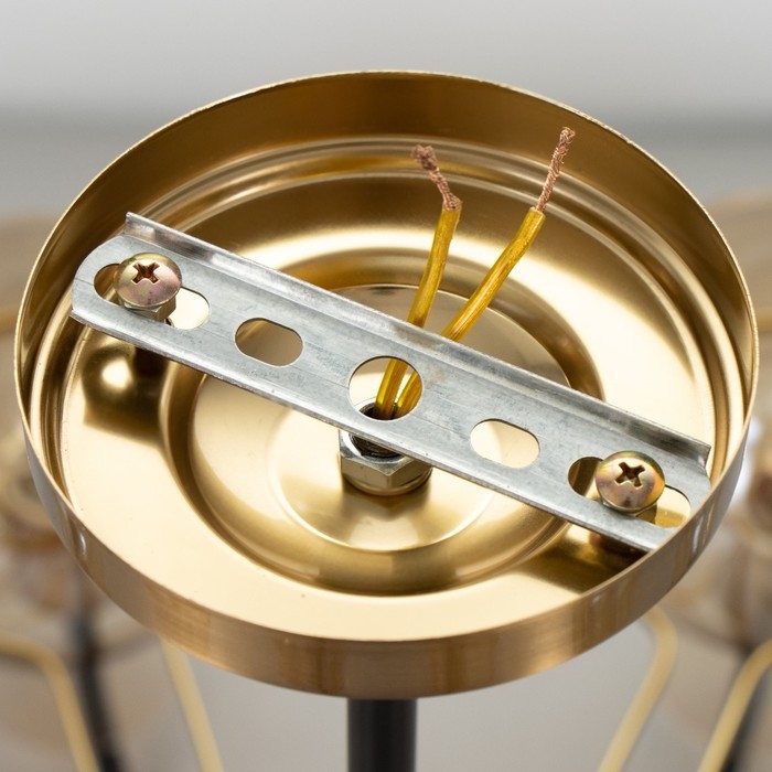 Люстра Люстра "Кэган" 8хE27 40Вт черный 74х74х46,5 см BayerLux