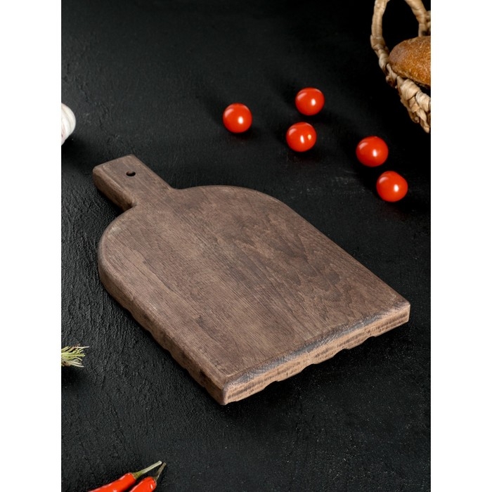 Доска разделочная для подачи Wild Kitchen, 29×17×2.5 см, граб темный Доска разделочная для подачи Wild Kitchen, 29×17×2.5 см, граб темный
