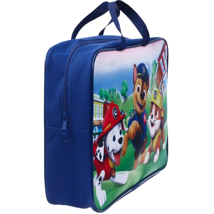 Папка с ручками текстильная А4, 350х270х100 мм, Щенячий патруль Папка с ручками текстильная А4, 350х270х100 мм, Щенячий патруль