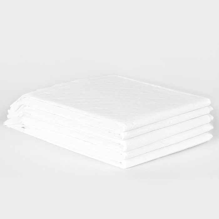 Пелёнки одноразовые впитывающие для детей, размер 60x60, 5 слоев, 5 шт., Крошка Я Пелёнки одноразовые впитывающие для детей, размер 60x60, 5 слоев, 5 шт., Крошка Я