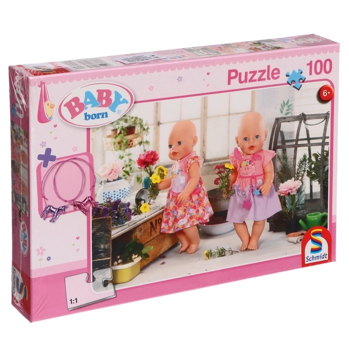 Пазл Baby &laquo;Мир цветов&raquo;, с подарком, 100 элементов