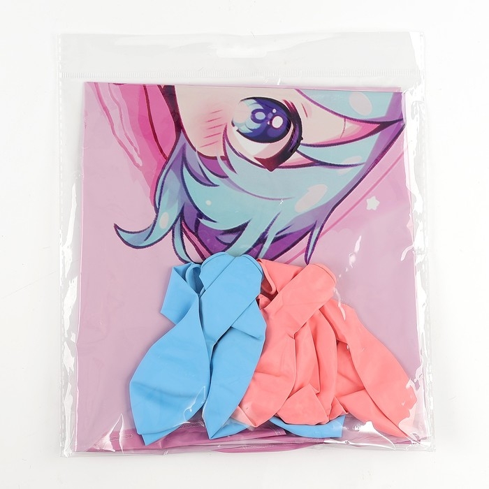 Набор воздушных шаров «Аниме-кошечка», фольга, латекс, 9 шт. Набор воздушных шаров «Аниме-кошечка», фольга, латекс, 9 шт.