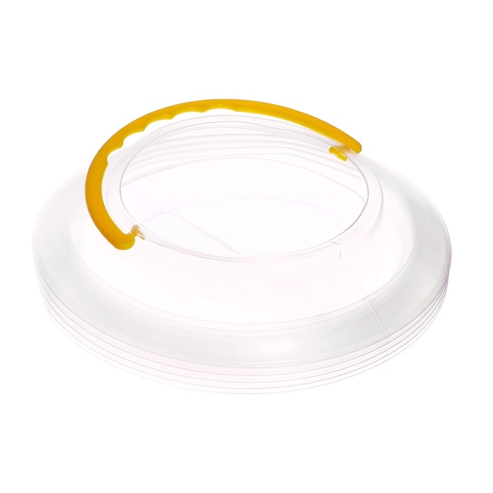 Стакан для кистей складной d=8,5 см, с губкой, прозрачный с ручкой Стакан для кистей складной d=8,5 см, с губкой, прозрачный с ручкой