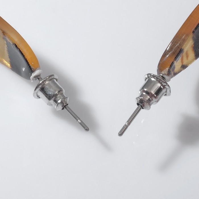 Серьги-кольца «Танзания» леопард, d=5,5, цветные Серьги-кольца «Танзания» леопард, d=5,5, цветные