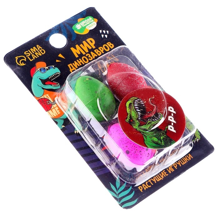 Растущие игрушки «Мир динозавров», МИКС Растущие игрушки «Мир динозавров», МИКС