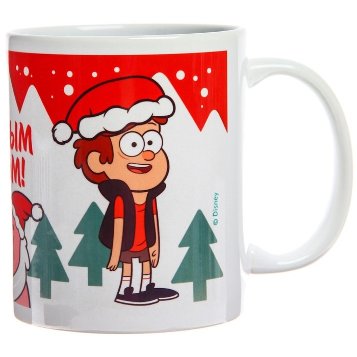 Новый год. Кружка керамическая Новый год. Кружка керамическая "С Новым годом!", 320 мл, Гравити Фолз