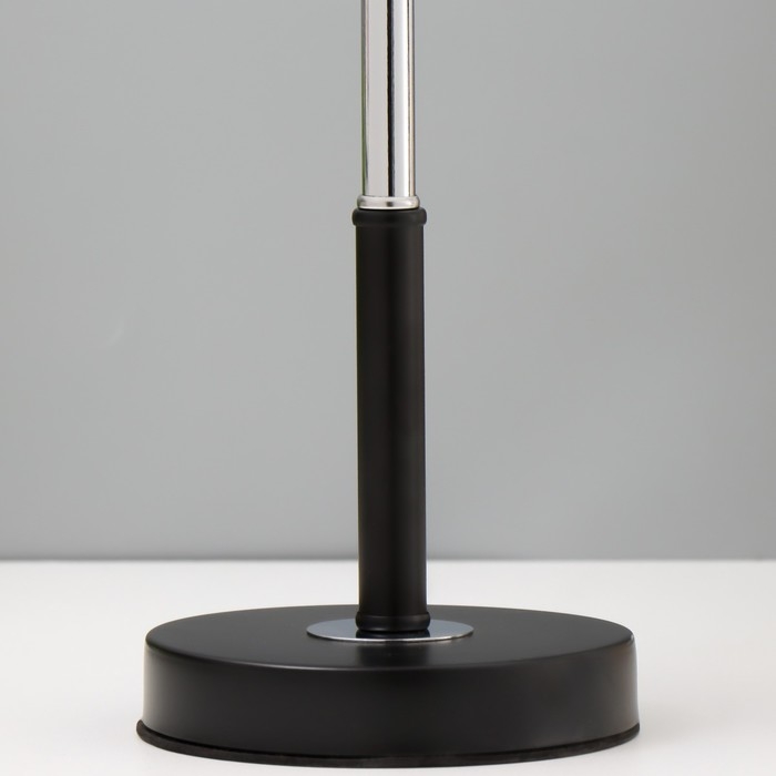 Настольная лампа Настольная лампа "Фиона" Е27 40Вт черно-белый 19х19х36 см RISALUX