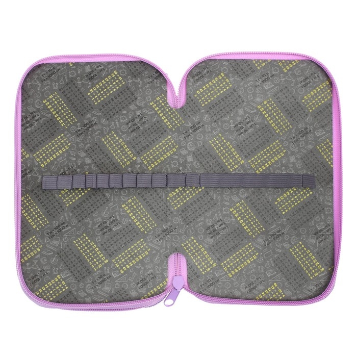 Пенал 2 секции, 125 х 205 х 40 мм, Calligrata 30П26/2 Пенал 2 секции, 125 х 205 х 40 мм, Calligrata 30П26/2 "Единорог", ламинированный картон