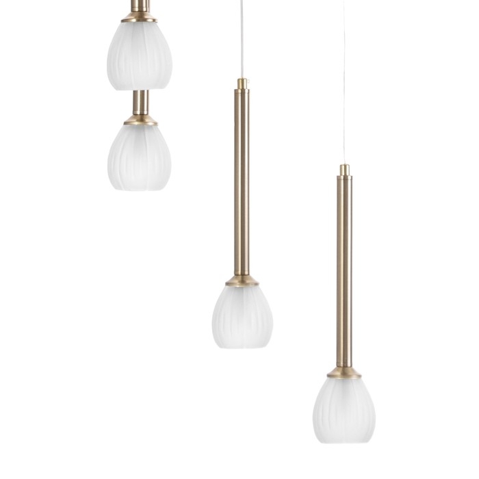 Светильник Светильник "Жаклин" 6х3Вт G4 бронза 30х30х180см