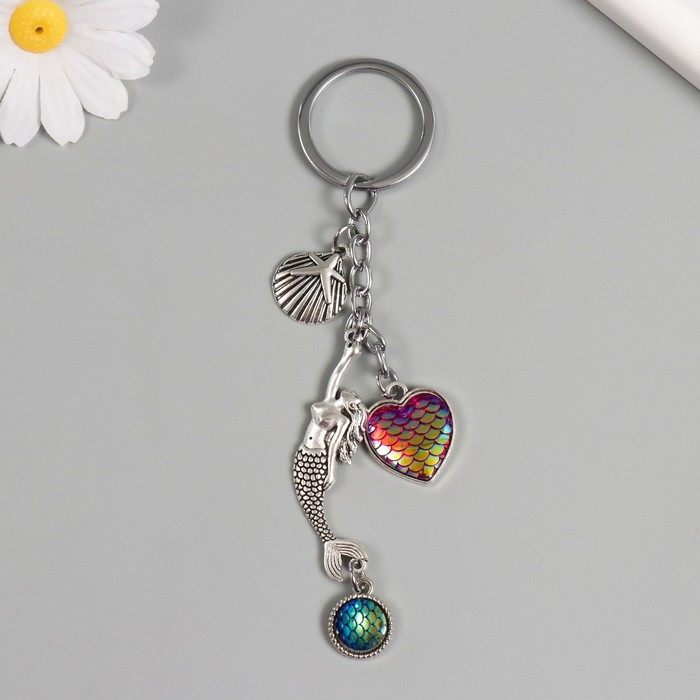 Брелок от сглаза металл Брелок от сглаза металл "Русалочка" 9,5 см