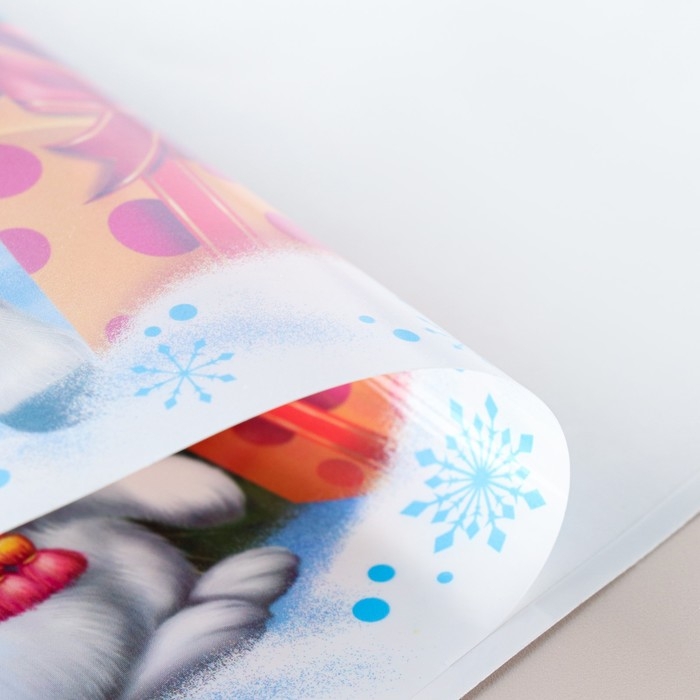 Набор наклеек оформительский Набор наклеек оформительский "Нарядная ёлочка" 49,3х33,6см