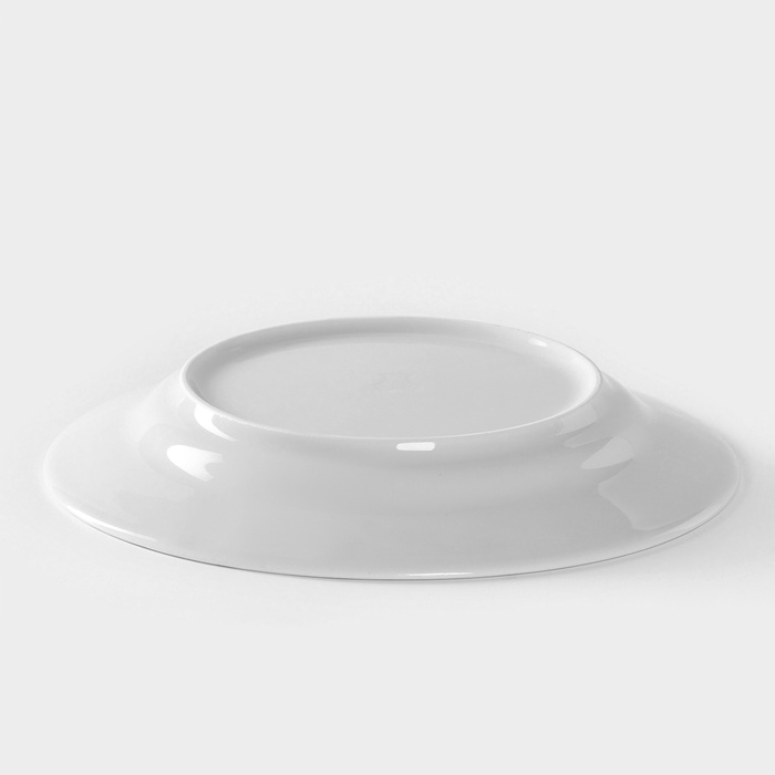 Тарелка фарфоровая «Бельё.Голубка», d=20 см, белая Тарелка фарфоровая «Бельё.Голубка», d=20 см, белая