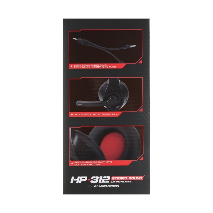 Наушники Xtrike Me HP-312, игровые, полноразмерные, микрофон, 2х3.5 мм, 1.8 м, чёрные Наушники Xtrike Me HP-312, игровые, полноразмерные, микрофон, 2х3.5 мм, 1.8 м, чёрные