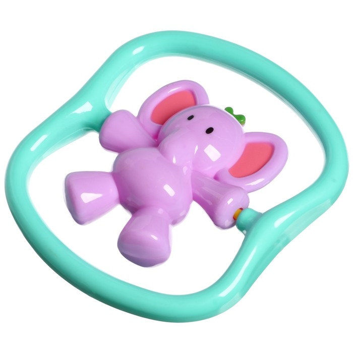 Погремушка «Слоник», размер 14 см, цвет МИКС Погремушка «Слоник», размер 14 см, цвет МИКС