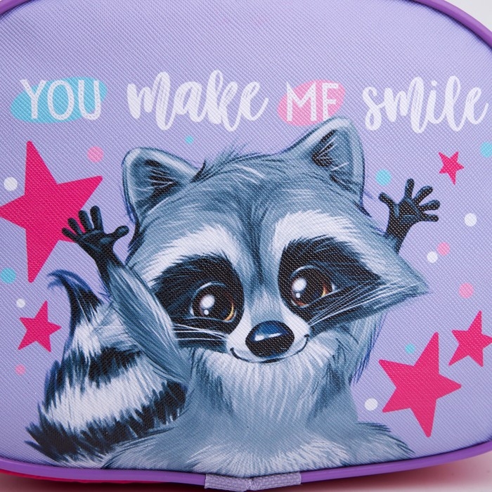 Сумка детская для девочки через плечо  Сумка детская для девочки через плечо "Енотик" 22х16 см