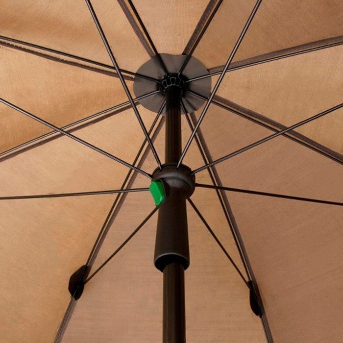 Зонт с тентом NISUS, диаметр 2.4 м, прямой, закрытый