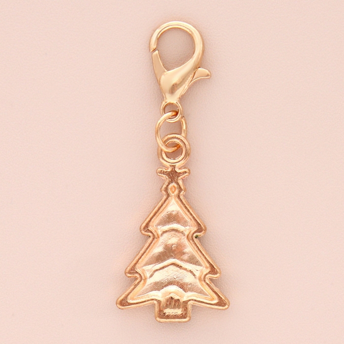 Адресник - брелок Адресник - брелок "В лесу родилась ёлочка", с карабином