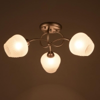 Люстра 1085/3SL 40Вт Е27 серебро 54х54х24 см BayerLux