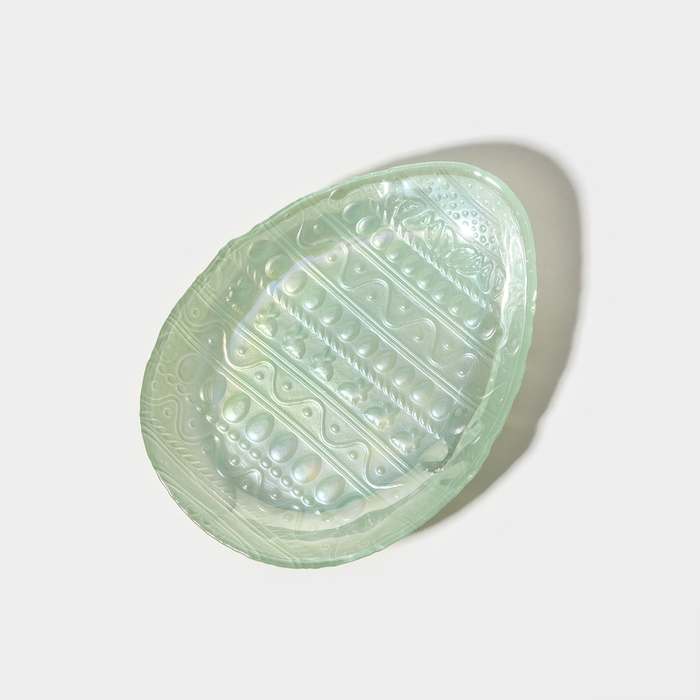 Блюдо стеклянное пасхальное, d=21 см Блюдо стеклянное пасхальное, d=21 см