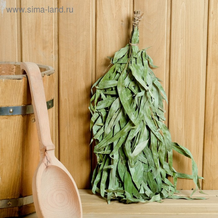 Набор веников для бани, 2 шт (дубовый и эвкалипт) в индивидуальной упаковке Набор веников для бани, 2 шт (дубовый и эвкалипт) в индивидуальной упаковке