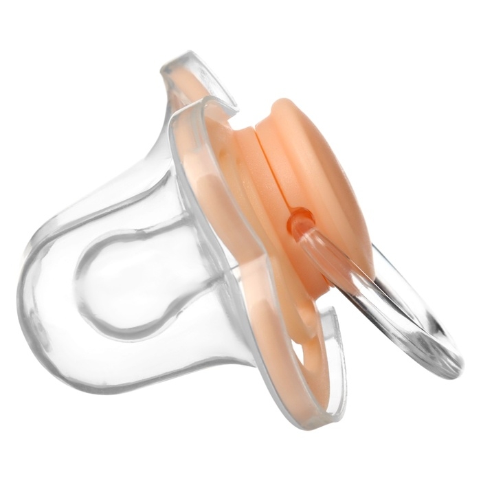 Соска - пустышка силиконовая классическая, от 0 мес., с колпачком, цвет розовый Соска - пустышка силиконовая классическая, от 0 мес., с колпачком, цвет розовый