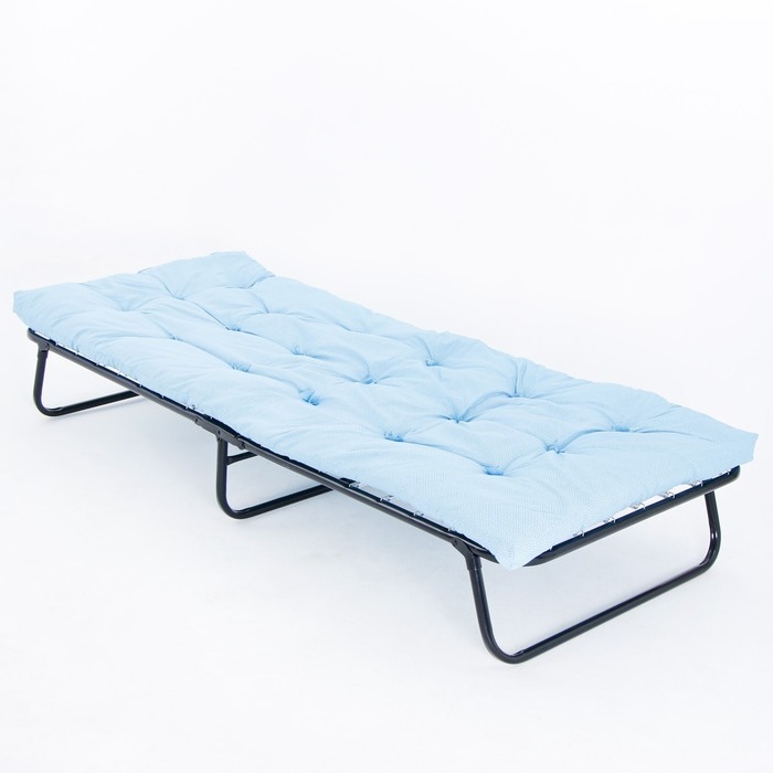 Раскладушка с матрасом взрослая Раскладушка с матрасом взрослая "Вероника" 80 х 190 х 27 см, нагрузка до 150 кг