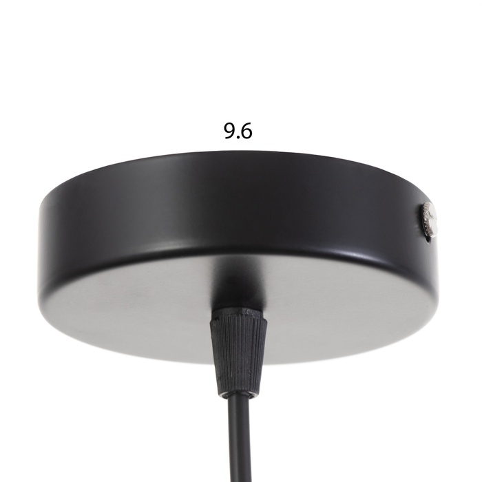 Люстра Люстра "Контур" 1х60Вт Е27 Чёрный 20х20х22(90)см