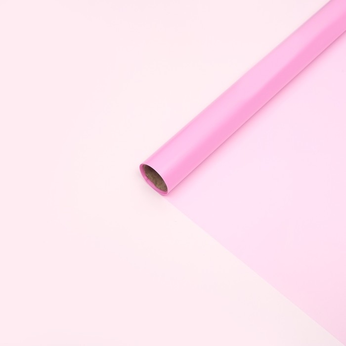 Пленка для цветов  Пленка для цветов "Хрусталь", светло-розовый, 58 см х 5 м