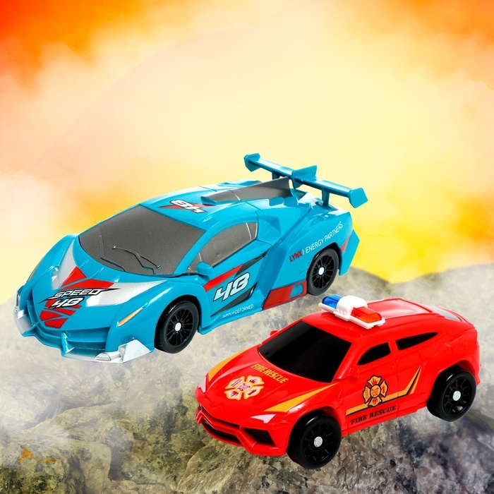 Набор роботов «Гоночные автомобили», трансформируются Набор роботов «Гоночные автомобили», трансформируются