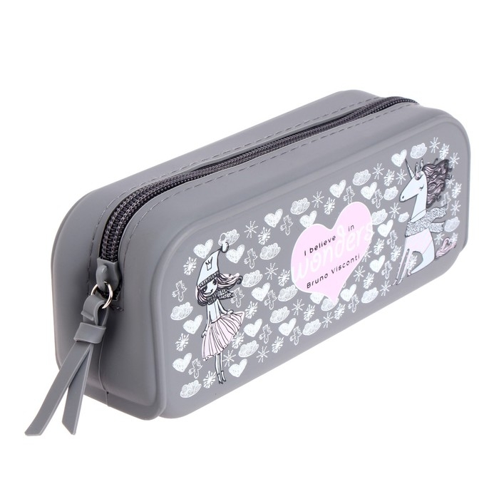 Рюкзак каркасный 36 х 28 х 17 см, + пенал, Bruno Visconti Рюкзак каркасный 36 х 28 х 17 см, + пенал, Bruno Visconti "Корги"